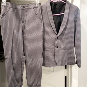 Pinstripe suit, Balera Performance Dancewear, Medium child